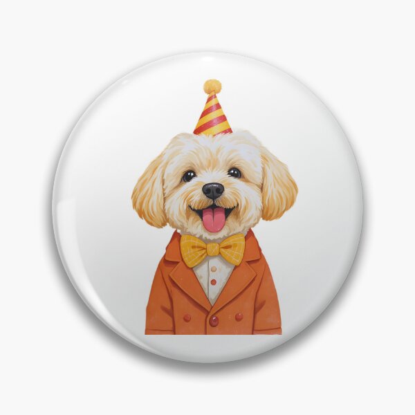 Item preview, Maltipoo Birthday Art designed and sold by Kedspicedesign.