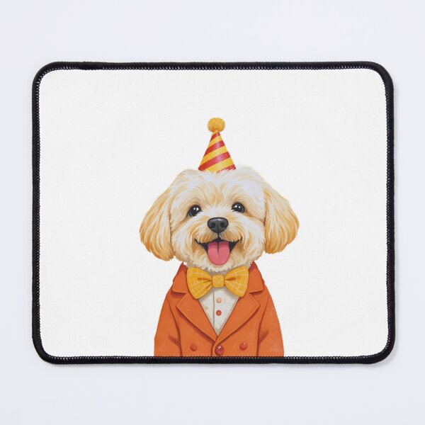 Item preview, Maltipoo Birthday Art designed and sold by Kedspicedesign.