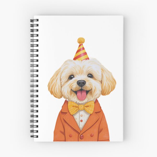 Item preview, Maltipoo Birthday Art designed and sold by Kedspicedesign.