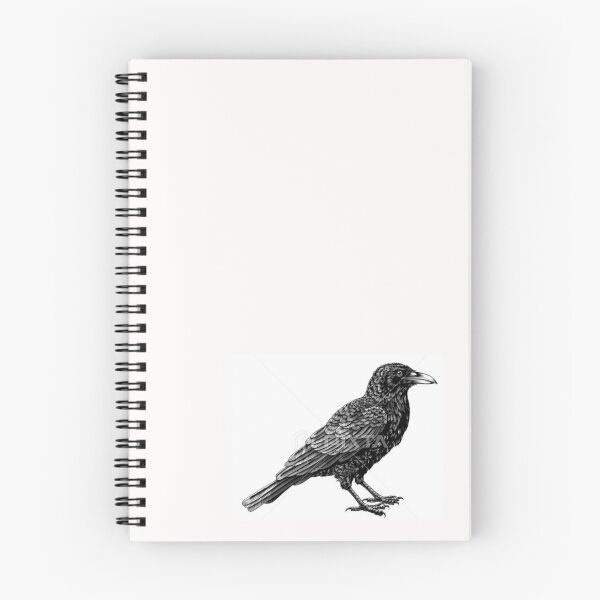 Item preview, Detailed Raven Illustration Vintage Gothic Bird designed and sold by GraveyardGlam.