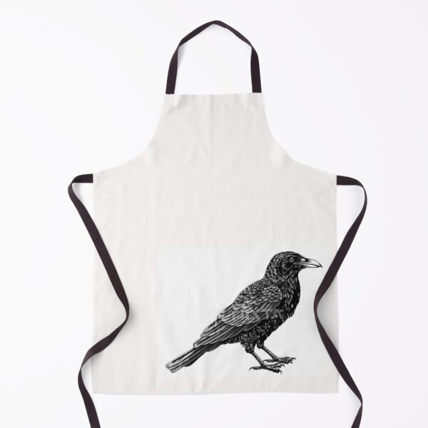 Item preview, Detailed Raven Illustration Vintage Gothic Bird designed and sold by GraveyardGlam.