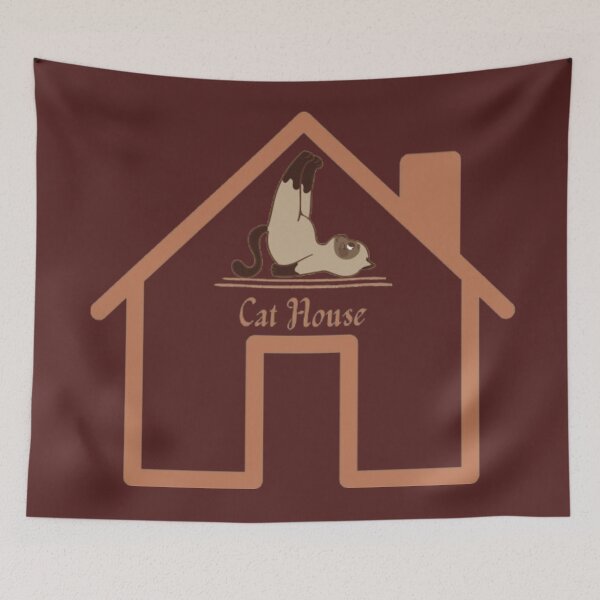 Item preview, Cat House: The House Cat - Yoga Style designed and sold by Muladhara-Mora.