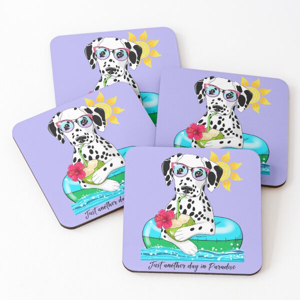 Item preview, Dalmatian Just Another Day in Paradise designed and sold by Atelier Cupcake.