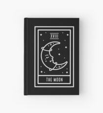 The Moon Tarot Card Hardcover Journal
