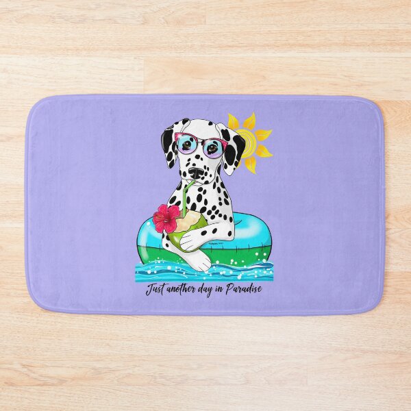 Item preview, Dalmatian Just Another Day in Paradise designed and sold by Atelier Cupcake.