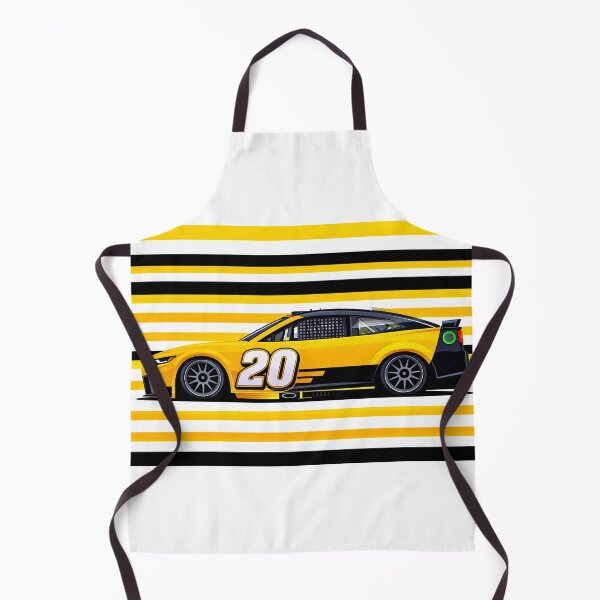 Item preview, Christopher Bell #20 Yellow Nascar Side Profile designed and sold by PitWallArt.