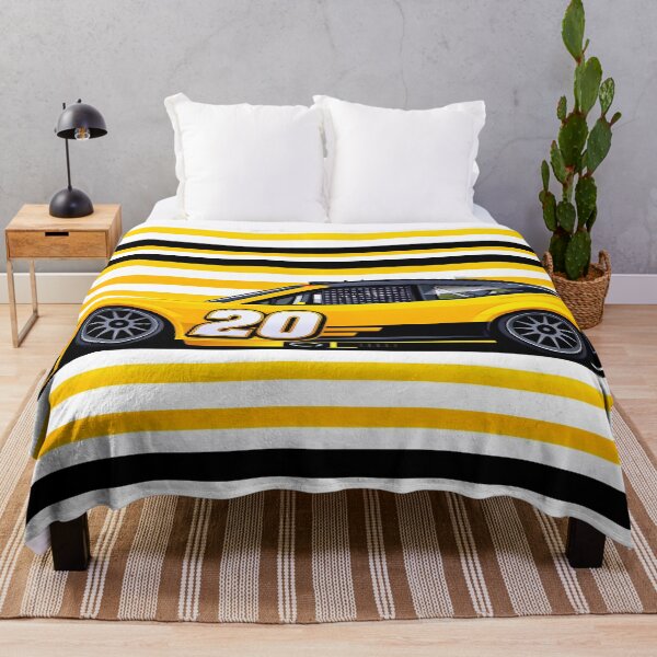 Item preview, Christopher Bell #20 Yellow Nascar Side Profile designed and sold by PitWallArt.