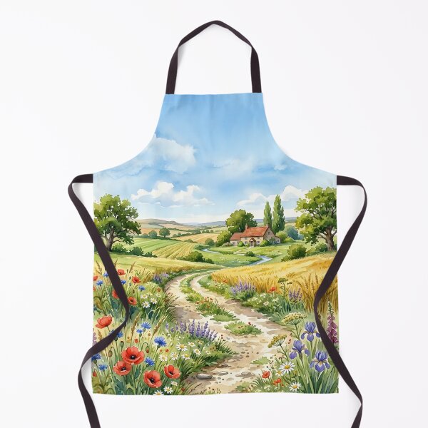 Item preview, Tranquil Summer in the Cotswolds: A Watercolor Countryside Escape designed and sold by VibranPalette.