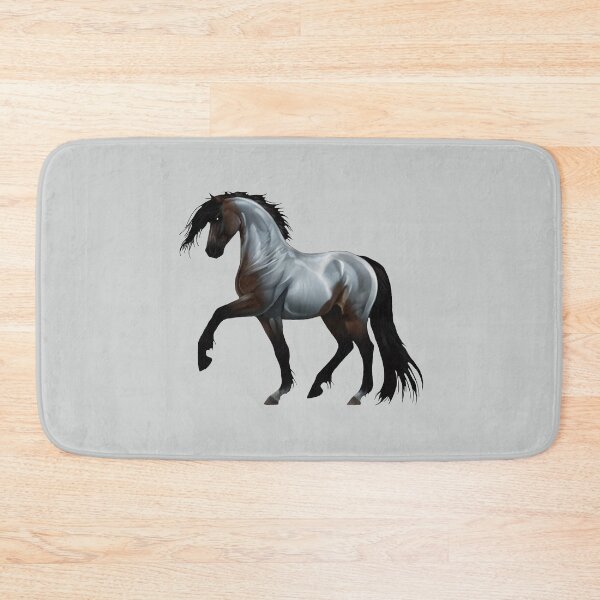 Item preview, Noble Spanish Horse, Modern Art, Shimmering  Blue Roan  designed and sold by HA-Design-Kunst.
