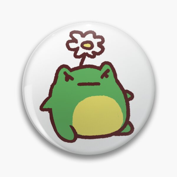 Item preview, Cottagecore Frog With Flower — Cute Dreamy Toad designed and sold by Frog_Lover.