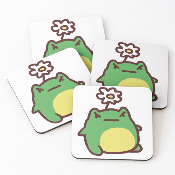 Item preview, Cottagecore Frog With Flower — Cute Dreamy Toad designed and sold by Frog_Lover.