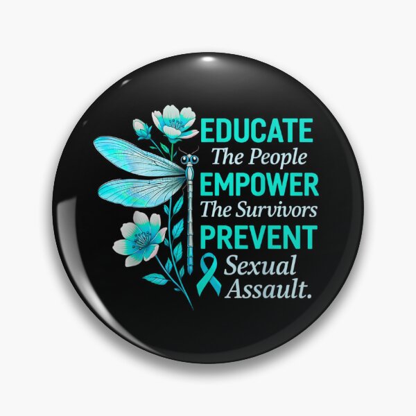 Item preview, Educate Empower Prevent Sexual Assault Awareness Teal Ribbon Support Shirt designed and sold by NgumohaLanke.