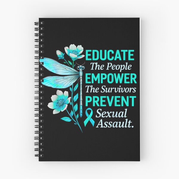 Item preview, Educate Empower Prevent Sexual Assault Awareness Teal Ribbon Support Shirt designed and sold by NgumohaLanke.