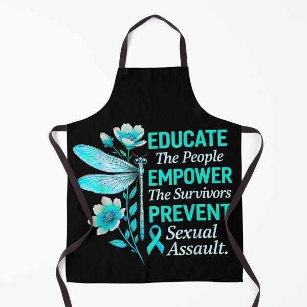 Item preview, Educate Empower Prevent Sexual Assault Awareness Teal Ribbon Support Shirt designed and sold by NgumohaLanke.