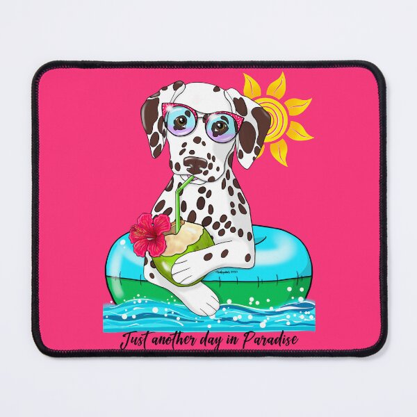 Item preview, Dalmatian Just Another Day in Paradise liver spots designed and sold by Atelier Cupcake.