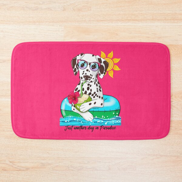 Item preview, Dalmatian Just Another Day in Paradise liver spots designed and sold by Atelier Cupcake.