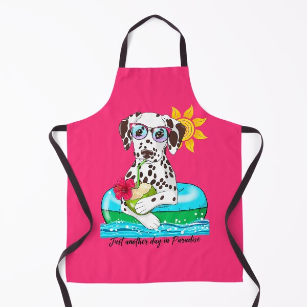 Item preview, Dalmatian Just Another Day in Paradise liver spots designed and sold by Atelier Cupcake.