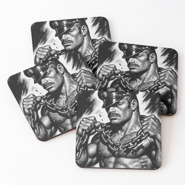 Item preview, Vintage Leather Legends Berlin Bikers Breaking The Chains Tom of Finland Tribute Graphic Design designed and sold by ItsAKinkThing.