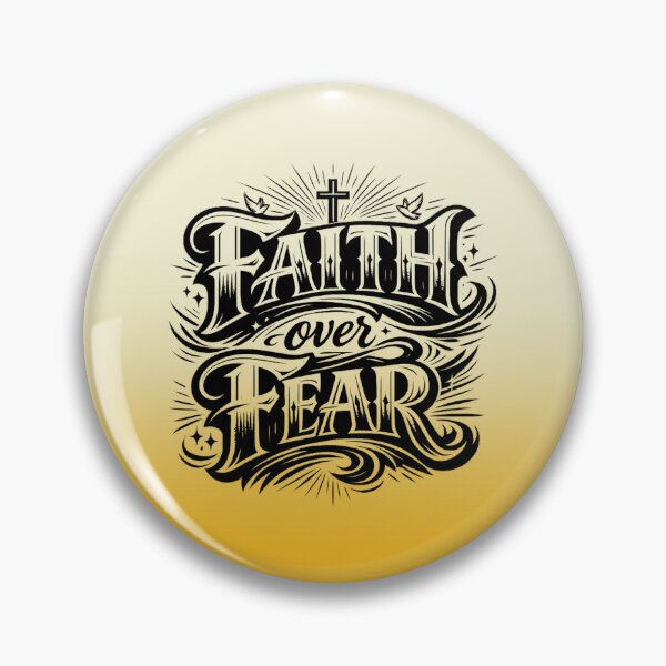 Item preview, Faith Over Fear | Christian Quote designed and sold by skkyfaithArtz.