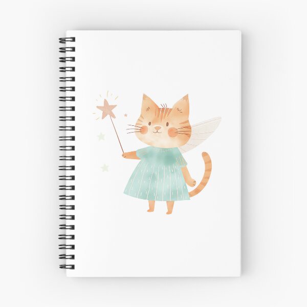 Item preview, Orange Cat Fairy with Wand designed and sold by Scrapy Kitty Studios.