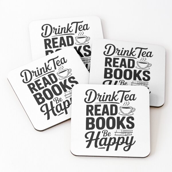 Item preview, Drink Tea Read Books Be Happy designed and sold by Frank Ring.