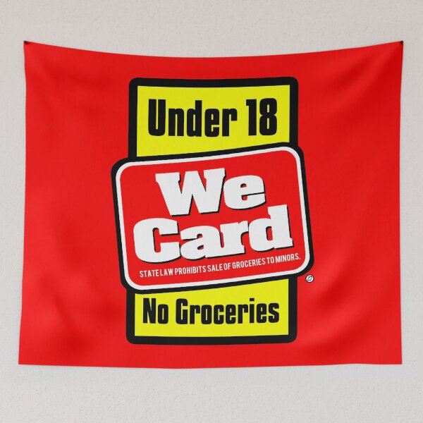 Item preview, Under 18 No Groceries - tRump Grocery Store Sticker designed and sold by Thelittlelord.