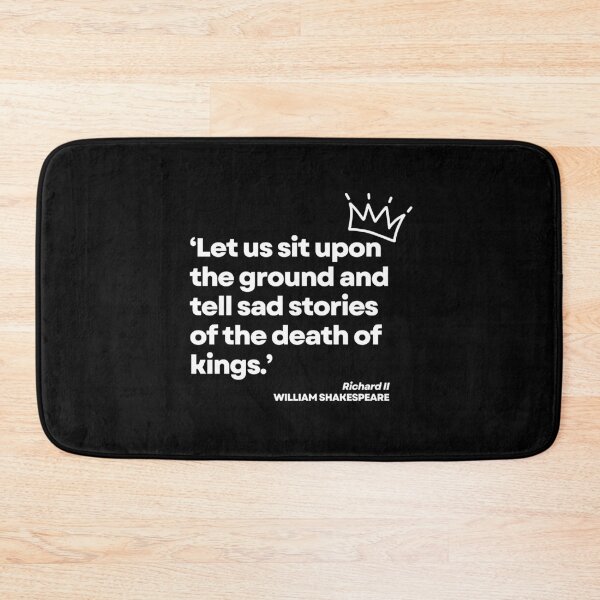 Item preview, Shakespeare Richard II Death of Kings Quote designed and sold by Styled Vintage.