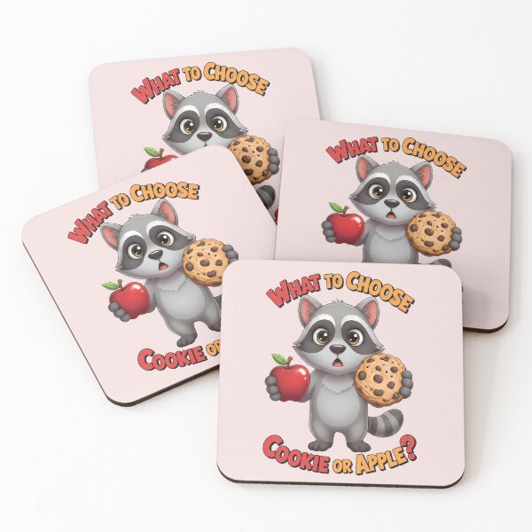 Item preview, Raccoon Cookie Lover Design designed and sold by Art-Arcade6.