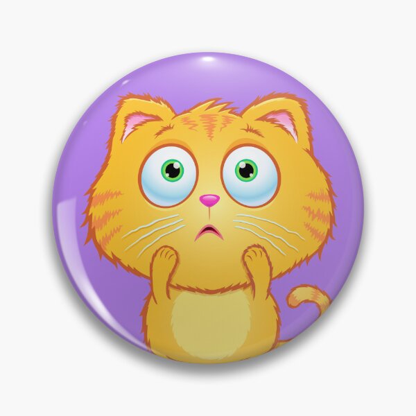 Item preview, Cute Worried Big Eyed Cat designed and sold by RodSavely.