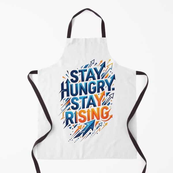 Item preview, stay rising, stay hungry, uplifting message, resilience artwork, keep moving forward designed and sold by TrueArtVibes.