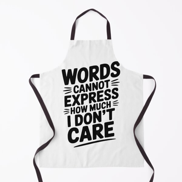 Item preview, Words Cannot Express How Much I Don't Care designed and sold by Frank Ring.