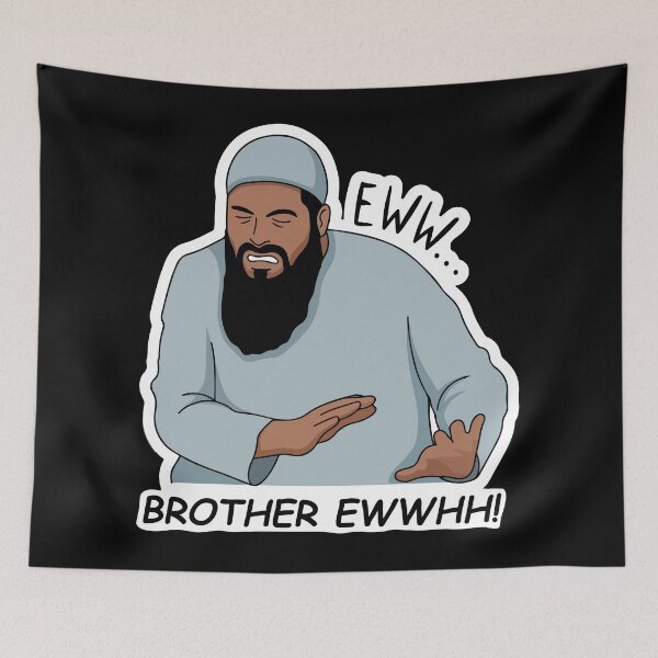 Item preview, Brother Eww What’s That - Funny Reaction Meme Original Sheikh Graphic designed and sold by LoFi-OG.