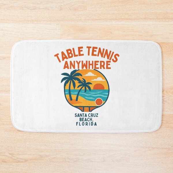 Item preview, Santa Cruz Beach Florida Table Tennis Sunset Retro Ping Pong T-Shirt designed and sold by OhMyPingCo.