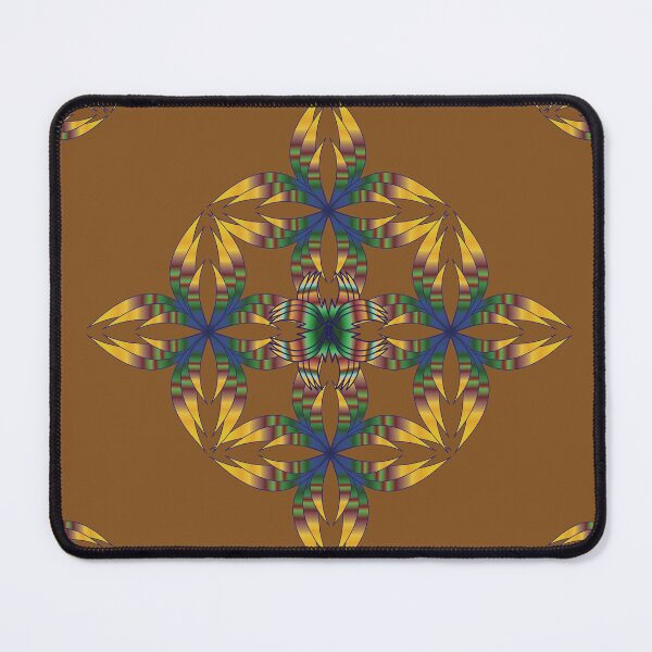 Item preview, Golden Leaf Core Mandala Structure designed and sold by OIL Pattern Design .