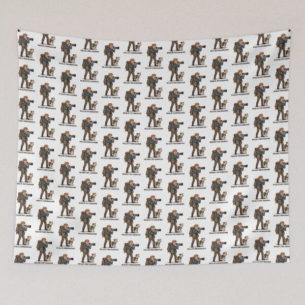 Item preview, Wildlife Photographer with Dog - Adventure Style designed and sold by picpic2026.