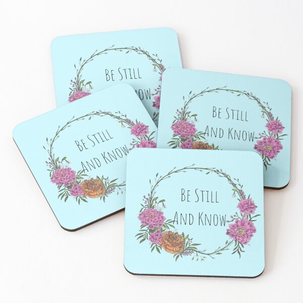 Item preview, Be Still and Know designed and sold by Cora Worthington Art.