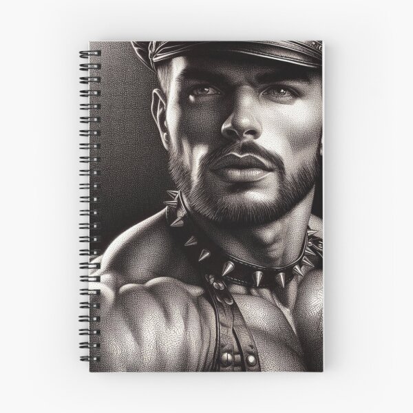 Item preview, Gay Leather Bar Breathless Defiant Currency Tom of Finland Tribute Gay Pride Graphic Design designed and sold by ItsAKinkThing.