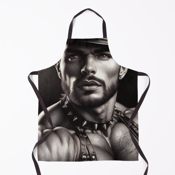 Item preview, Gay Leather Bar Breathless Defiant Currency Tom of Finland Tribute Gay Pride Graphic Design designed and sold by ItsAKinkThing.
