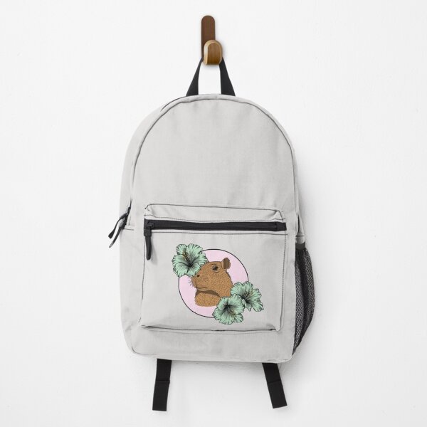 Item preview, Minimalistic capybara with flowers designed and sold by Pamelarts.