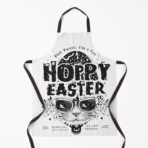 Item preview, Hoppy Easter Plot Twist I'm a Cat Funny Easter Cat Shirt designed and sold by MEAW MEAW RISKY CAT.