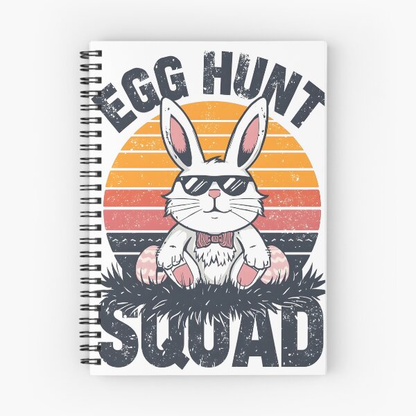 Item preview, Cool Easter Bunny Egg Hunt Squad Vintage Retro Easter Shirt designed and sold by MEAW MEAW RISKY CAT.