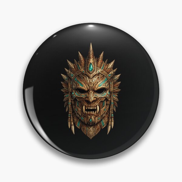 Item preview, Ancient Tribal Demon Mask designed and sold by JohnBrownwn.