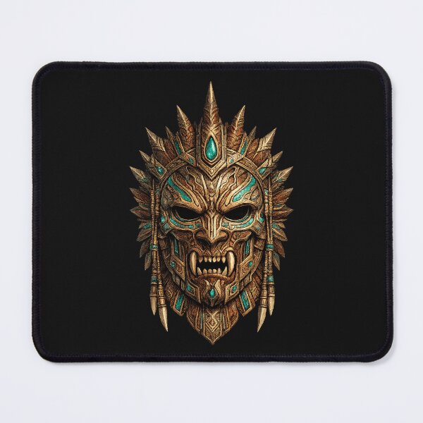 Item preview, Ancient Tribal Demon Mask designed and sold by JohnBrownwn.