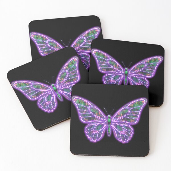 Item preview, Cybernetic Circuit Butterfly - Tech Nature Steampunk Art designed and sold by powersunlight.