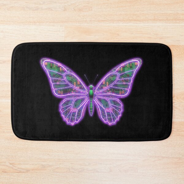 Item preview, Cybernetic Circuit Butterfly - Tech Nature Steampunk Art designed and sold by powersunlight.