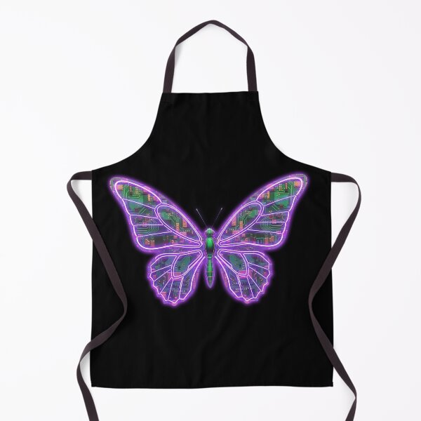 Item preview, Cybernetic Circuit Butterfly - Tech Nature Steampunk Art designed and sold by powersunlight.