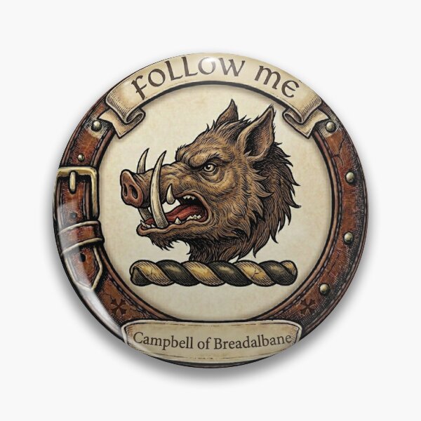 Item preview, Campbell of Breadalbane Crest designed and sold by BagTown Clans.