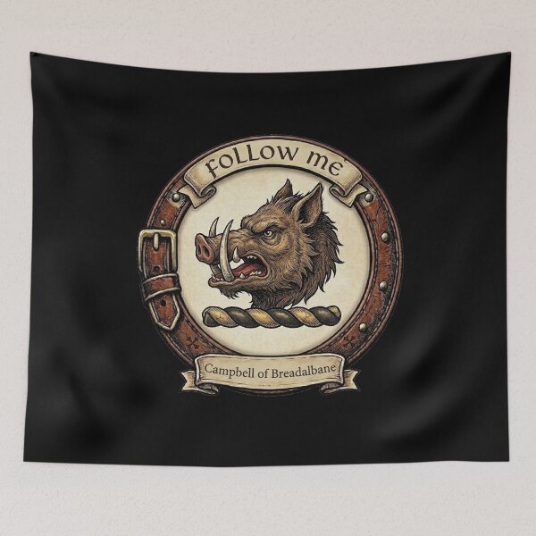 Item preview, Campbell of Breadalbane Crest designed and sold by BagTown Clans.