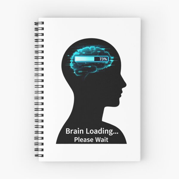 Item preview, Brain Loading… Please Wait | Funny Overthinking Minimalist Design designed and sold by CosmicSplendor.