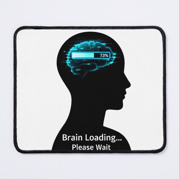 Item preview, Brain Loading… Please Wait | Funny Overthinking Minimalist Design designed and sold by CosmicSplendor.